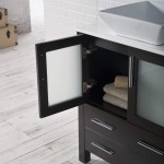Sydney 30 Inch Vanity with Ceramic Vessel Sink & Mirror - Espresso