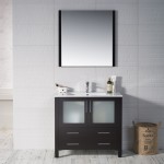 Sydney 36 Inch Vanity Base Only - Espresso