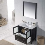 Sydney 36 Inch Vanity with Ceramic Sink - Espresso