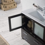 Sydney 36 Inch Vanity with Ceramic Sink - Espresso
