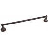 Elements Transitional 24" Towel Bar. Finish: Brushed Oil Rubbed Bronze. Packed in White Box.