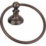 Elements Conventional Towel Ring. Finish: Brushed Oil Rubbed Bronze. Packed in White Box.