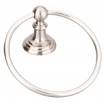 Elements Conventional Towel Ring. Finish: Satin Nickel. Packed in White Box.