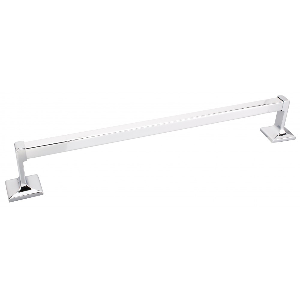 Elements Traditional 18" Towel Bar. Finish: Polished Chrome. Packed in White Box.