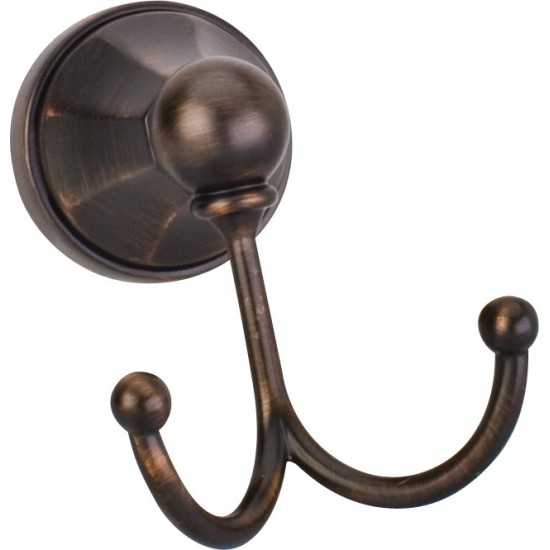 Elements Transitional Robe Hook. Finish: Brushed Oil Rubbed Bronze. Packed in White Box.