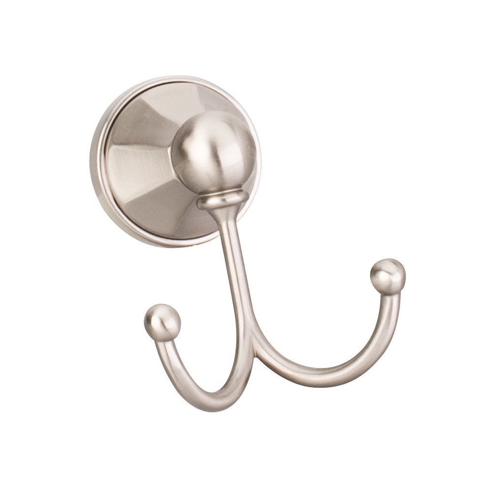 Elements Transitional Robe Hook. Finish: Satin Nickel. Packed in White Box.