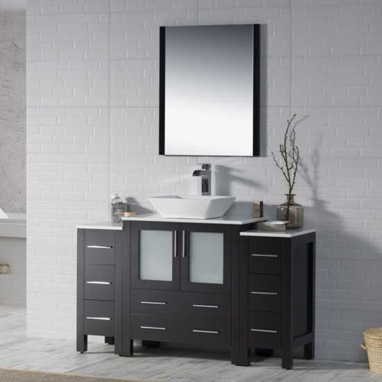 Sydney 54 Inch Vanity Base Only - Espresso