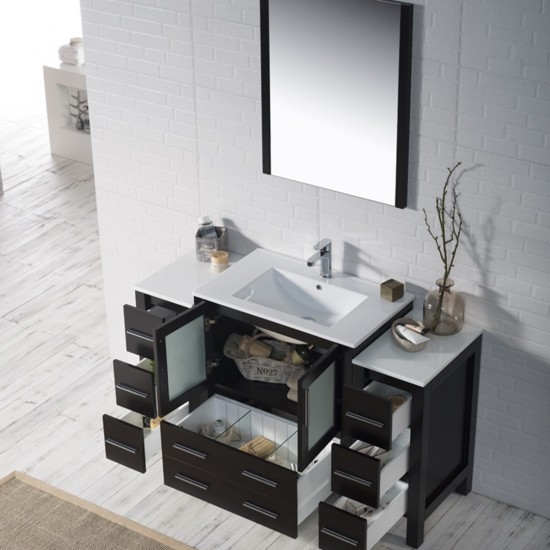 Sydney 54 Inch Vanity Base Only - Espresso