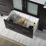 Sydney 54 Inch Vanity with Ceramic Sink & Mirror - Espresso