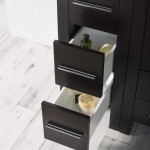 Sydney 54 Inch Vanity with Ceramic Sink & Mirror - Espresso