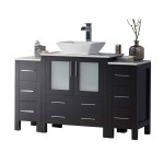 Sydney 54 Inch Vanity with Ceramic Vessel Sink - Espresso