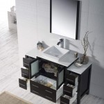 Sydney 54 Inch Vanity with Ceramic Vessel Sink - Espresso
