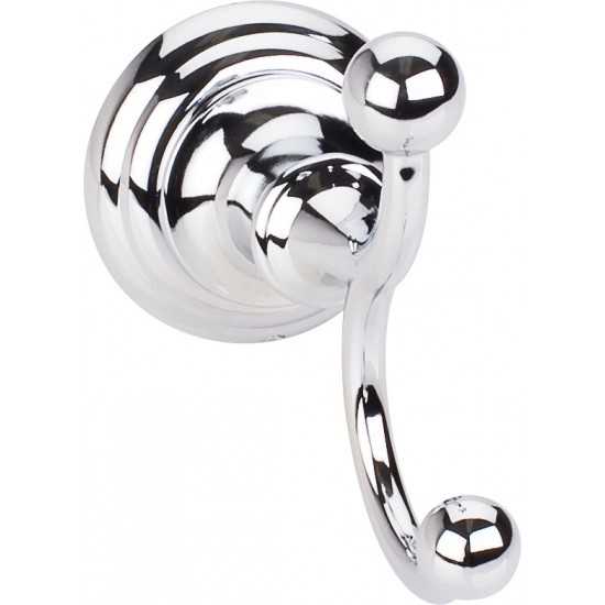 Elements Conventional Robe Hook. Finish: Polished Chrome.