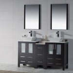 Sydney 60 Inch Vanity Base Only - Espresso