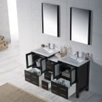 Sydney 60 Inch Vanity Base Only - Espresso