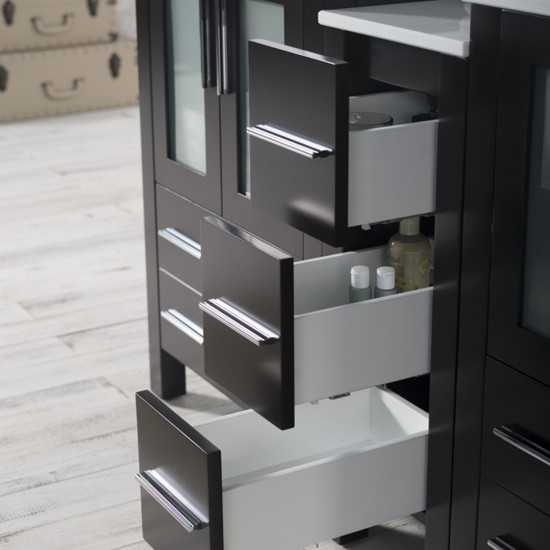 Sydney 60 Inch Vanity Base Only - Espresso