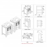 Sydney 60 Inch Vanity Base Only - Espresso