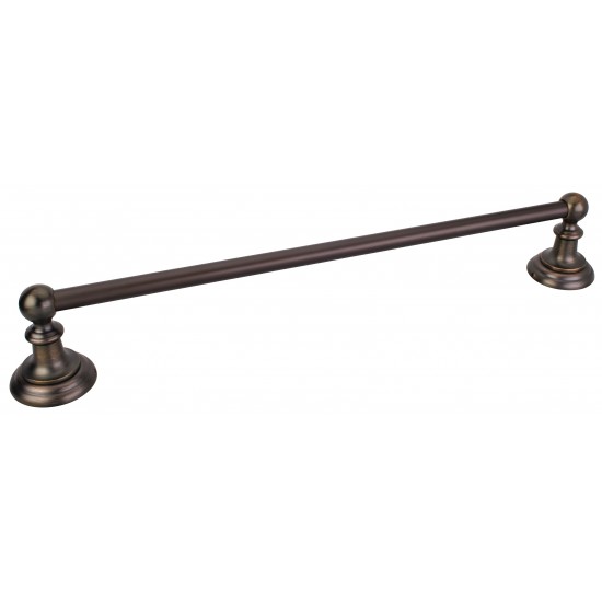 Elements Conventional 24" Towel Bar. Finish: Brushed Oil Rubbed Bronze. Packed in White Box.