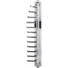 Polished Chrome Screw Mounted Cascading Tie Rack