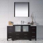 Sydney 60 Inch Vanity with Ceramic Sink & Mirror - Espresso