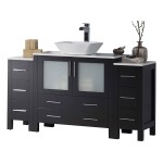 Sydney 60 Inch Vanity with Ceramic Vessel Sink - Espresso