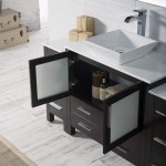 Sydney 60 Inch Vanity with Ceramic Vessel Sink - Espresso