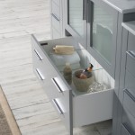Sydney 60 Inch Vanity with Ceramic Sink & Mirror - Metal Gray