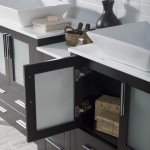 Sydney 72 Inch Vanity with Ceramic Double Vessel Sinks - Espresso