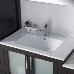 Sydney 102 Inch Vanity with Ceramic Double Sinks - Espresso