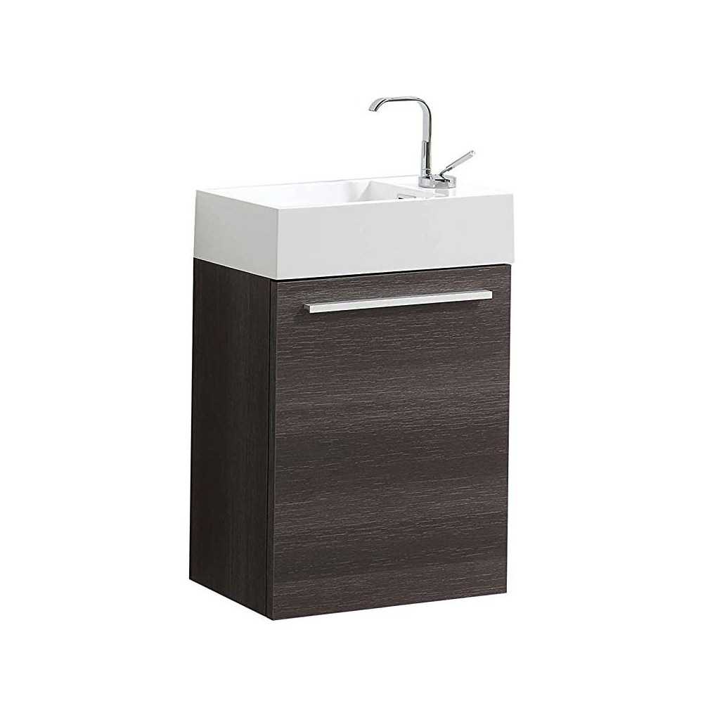 Colmar 18 Inch Vanity Base Only - Dark Oak