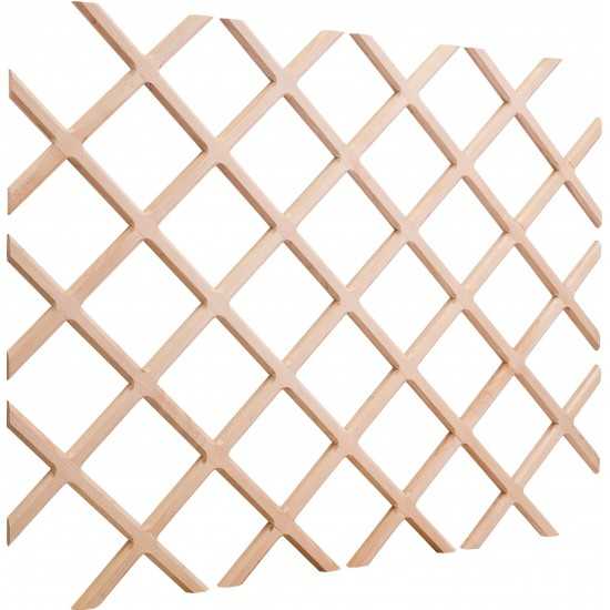 Hard Maple 25" x 45" Beveled Wine Lattice Rack