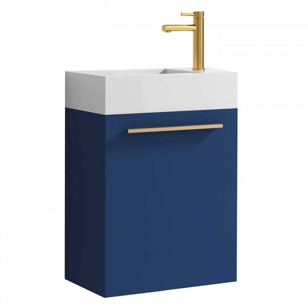 Colmar 18 Inch Vanity Base Only - Navy Blue Colmar 18 Inch Vanity Base Only - Navy Blue