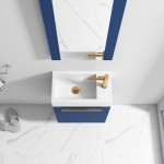 Colmar 18 Inch Vanity Base Only - Navy Blue