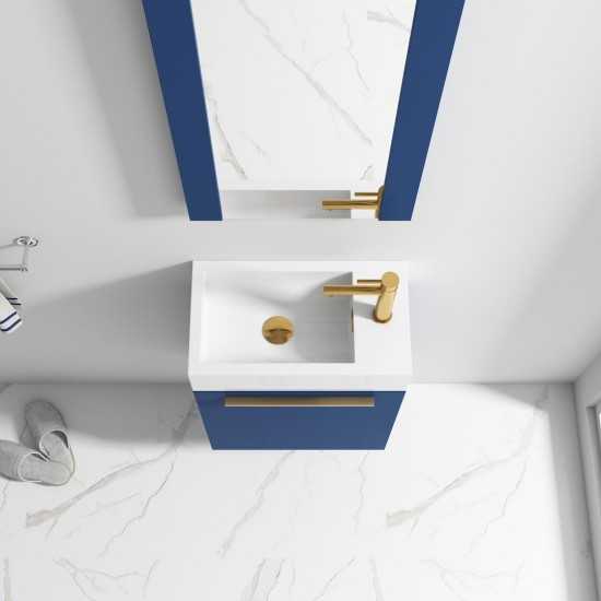 Colmar 18 Inch Vanity Base Only - Navy Blue