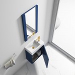 Colmar 18 Inch Vanity Base Only - Navy Blue