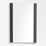 Barcelona 24 Inch Vanity with Acrylic Sink & Mirror - Dark Oak