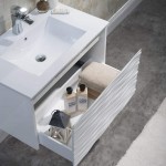 Paris 30 Inch Vanity with Ceramic Sink - White