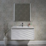 Paris 36 Inch Vanity with Ceramic Sink - White