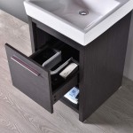 Milan 20 Inch Vanity with Ceramic Sink & Mirrored Medicine Cabinet - Silver Grey