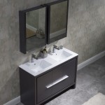 Milan 48 Inch Vanity Base Only - Silver Grey