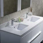 Milan 60 Inch Vanity Base Only - White