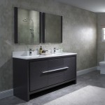 Milan 60 Inch Vanity Base Only - Silver Grey