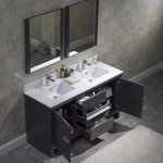 Milan 60 Inch Vanity Base Only - Silver Grey