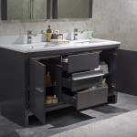 Milan 60 Inch Vanity Base Only - Silver Grey