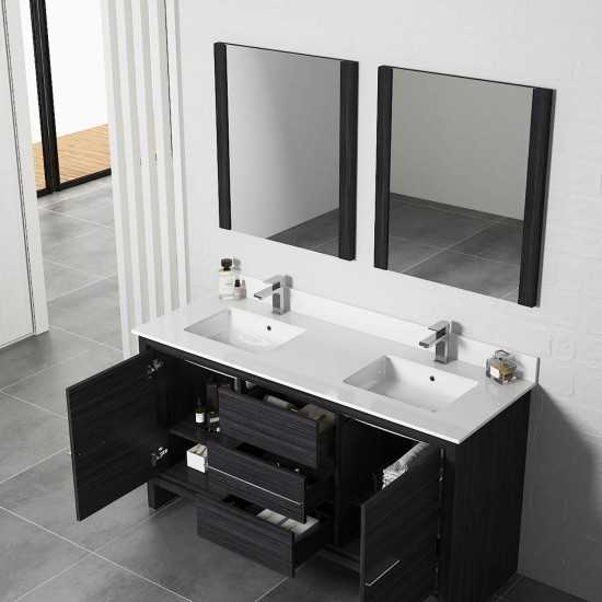 Milan 60 Inch Vanity Base Only - Silver Grey