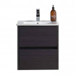Valencia 20 Inch Vanity with Ceramic Sink - Silver Grey