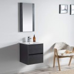 Valencia 20 Inch Vanity with Ceramic Sink - Silver Grey