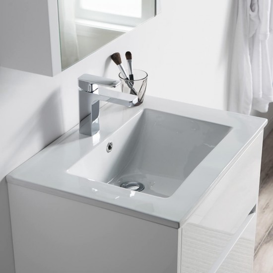 Valencia 24 Inch Vanity Base Only - White