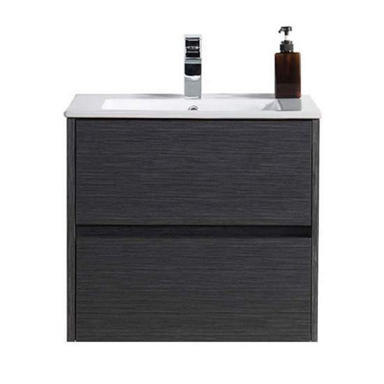 Valencia 24 Inch Vanity Base Only - Silver Grey