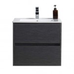 Valencia 24 Inch Vanity with Ceramic Sink - Silver Grey